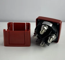 Blue Sea Systems 6010 m-Series Mini Dual Circuit Battery Switch Red 300A miniatura 6