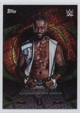 2025 Topps Universe WWE Ring Leaders Green Electric /99 Kofi Kingston 1q03