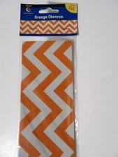 CTP - 3" Wide Orange Chevron Classroom Bulletin Board 35' Border Trim