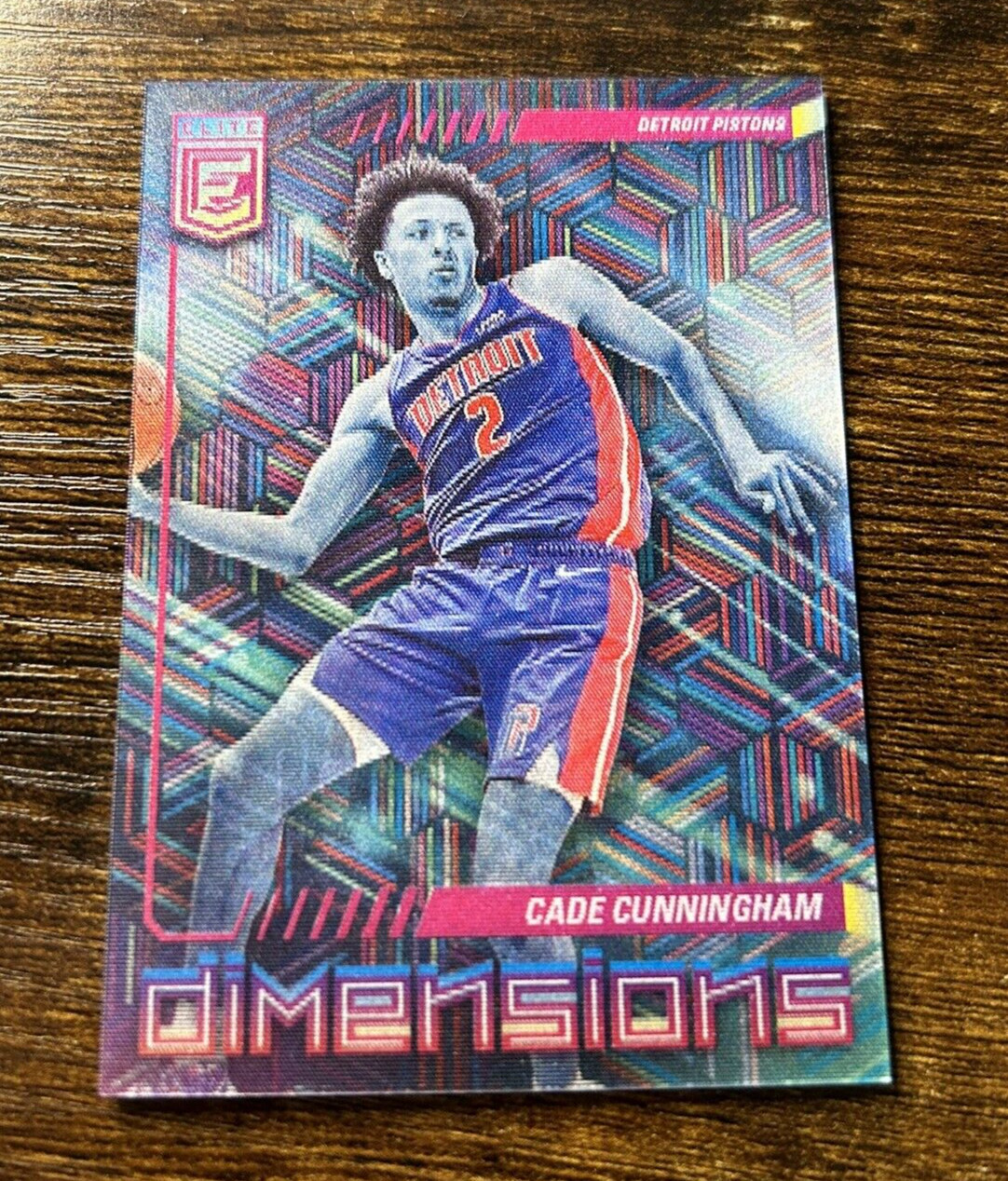 2022-23 Panini Donruss Elite CADE CUNNINGHAM Dimensions Lenticular SSP Piston 11