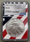 2005 American Silver Eagle NGC MS69
