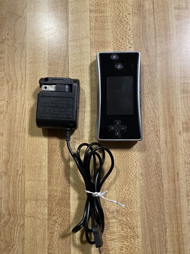 Nintendo Gameboy Micro Black/Silver (Charger Included) - Tested & Works ...