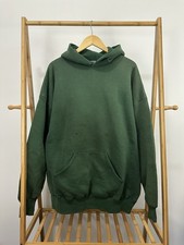 VTG 80s Russell Athletic Blank Faded Double Face Thick Hoodie Sweatshirt XXL USA