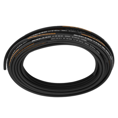 #ad Uimoso Hydraulic Hose 100ft R2 Coiled Hose with 5800 PSI Pressure Capacity $67.39
