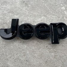 2014-2022 Jeep Grand Cherokee Matte Black Tailgate Emblem Mopar Oem 5uy60dx8aa