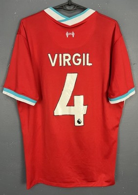Liverpool FC Virgil van Dijk ユニフォーム XL MENS FC LIVERPOOL 2020/2021 VIRGIL VAN DIJK SOCCER FOOTBALL SHIRT