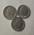 Lot Of 3  1964 Roosevelt Dimes 90% Silver