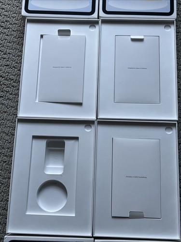 Lot Of 4 Apple iPad 10th Generation 64gn Boxes, Boxes Only - Afbeelding 4 van 5