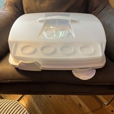 Wilton THE ULTIMATE 3 en 1 CADDY Porta Cupcakes Estuche de Transporte Poco Uso