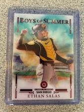 Panini 2025 Boys of Summer Ethan Salas #74 Red /175 Rookie San Diego Padres
