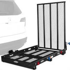 Silver Spring Steel Mobility Scooter Wheelchair Carrier w/42-Inch Folding Ramp