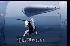 RM248 ORIGINAL K64 AIRCRAFT SLIDE: F-16C 85-1478 nose art ''The Legend'' 175FS
