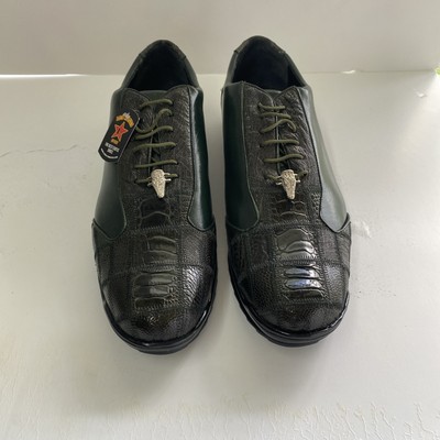 Men's Los Altos Genuine Ostrich Leg Casual Shoe  Lace Up  Sneaker  US   size 12
