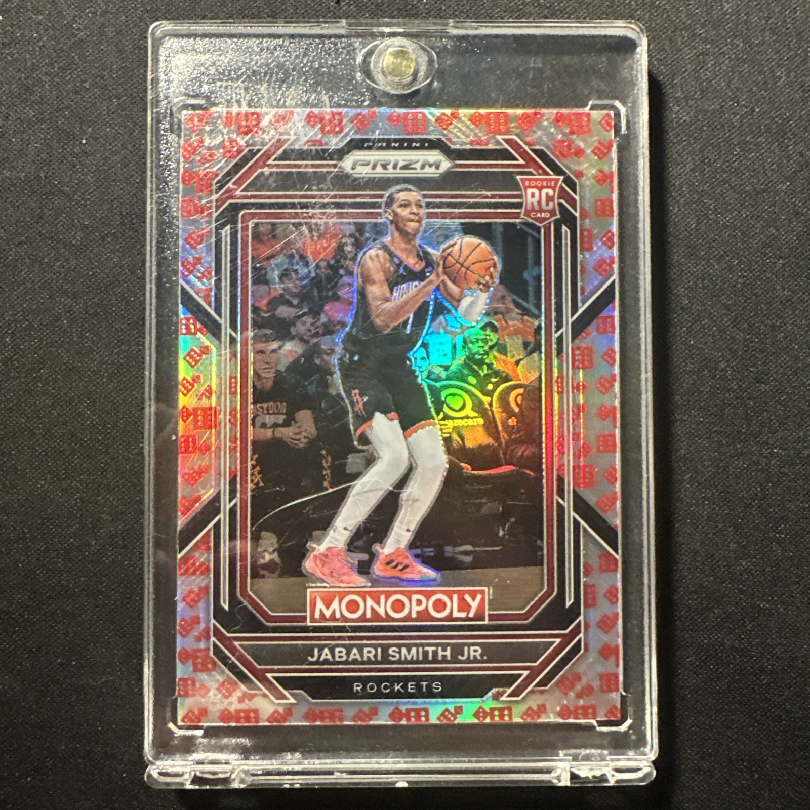 2022-23 Prizm Monopoly Jabari Smith Jr. #32 Red Dice Prizm Rockets