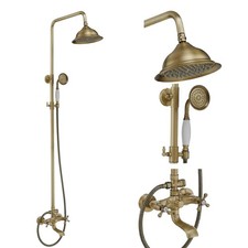 BWE Shower Faucet Kit +Hand Shower & Valve An...