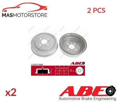 BREMSTROMMEL HINTEN ABE C6X007ABE 2PCS I FÜR CHEVROLET CORSA 1.6 GLS,1.6 GS