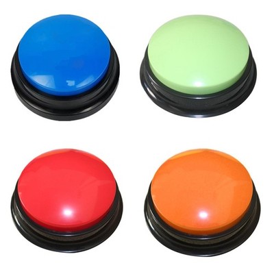 Answer Buzzers, Stimme Sound Spielzeug Hund Sprechtaste für Party Gastgeschenk Haustier Training