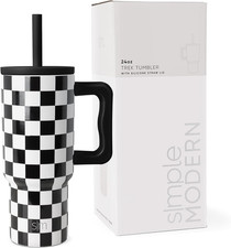 Kids 24 Oz Tumbler with Handle and Silicone Straw Lid  Spill Proof and Leak Res