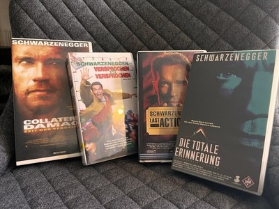 4 VHS-Arnold Schwarzenegger-Collection