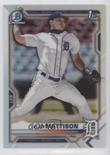 2021 Bowman Draft Chrome Refractor Tyler Mattison #BDC-58 0j8f