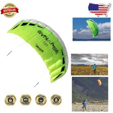 Synapse Dual-line Kite - Cilantro 140, Ripstop Polyester, Travel Ready