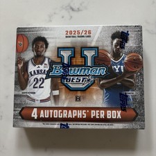 2025/26 Bowman Best University Basketball Hob...
