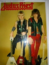 Judas Priest Painted Glass Style  Carnival Prize Mirror 11x14