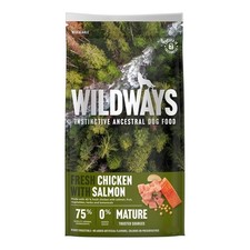 Wildways Dry Senior Dog Food (Fresh Chicken, Salmon & Vegetables, 12kg) BNIP 6.67 per kilo
