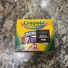 NEW VINTAGE 2010 Crayola 64 Crayons Bonus Issue w/ Sharpener In box.Made in USA