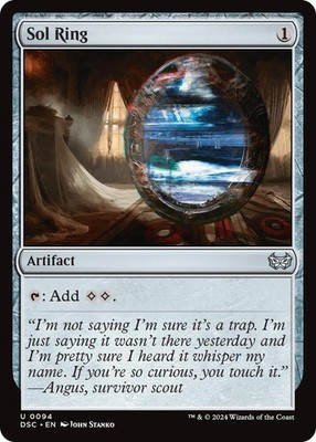 1x Sol Ring - Commander: Duskmourn: House of Horror - NM  -  MTG