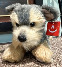 Aurora Yorkie Yorkshire Terrier Puppy Dog 12 Plush Floppy Realistic New W/Tags