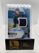 2023-24 UD Allure - Blue Line Auto Jersey #34/75 - Stanislav Svozil - Blue Jacke