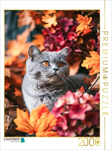 Calvendo Puzzle Autumn Flowers | 2000 Pieces, Finished Size 35.4 × 26.4 In (90 ×-image