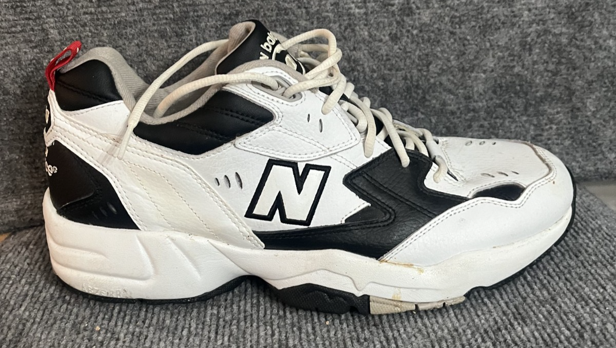 百科事典 Men's New Balance 608 Classic White Black Shoe Sz 12 | eBay