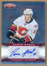 2012-13 Certified Signatures #16 Roman Horak Auto HKY