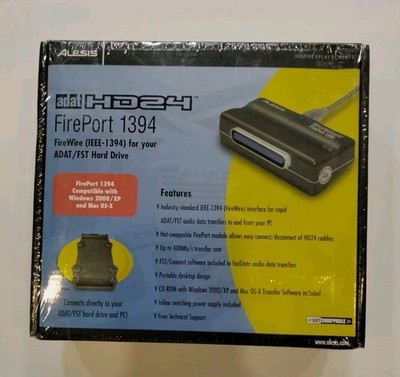 NIB Alesis ADAT HD24 Fireport 1394 Firewire IEEE-1394 Win 2000/XP Mac OS-X