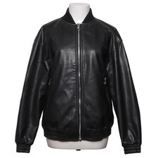 Pull & Bear, Bomberjacke, Damen, Größe: XS, Schwarz, Polyurethan, Einfarbig #8NU