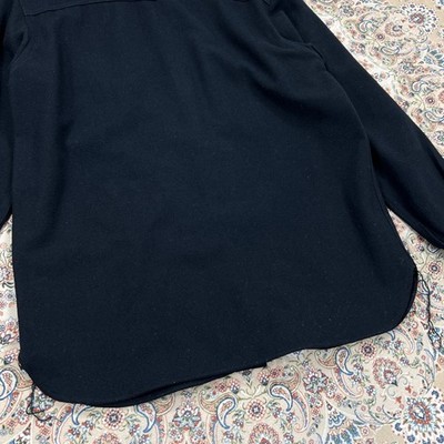 S+, Size M] At Last & Co Butcher Products Heavy Wool Shirt Black