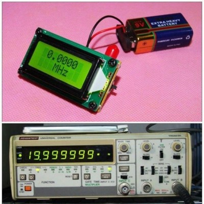 High Accuracy RF 1 to 500 MHz Frequency Counter Tester measurement For ham Radi 