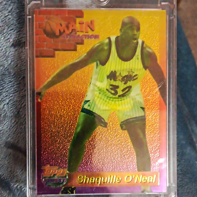 1994 Topps Finest Shaquille O'neal SP Main Attraction Super Clean!