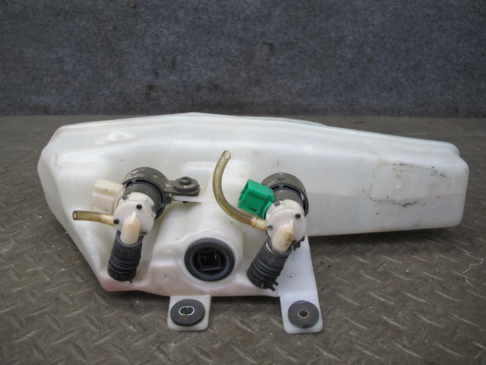 90-96 NISSAN Z32 300ZX 2+0 REAR WINDSHIELD WASHER RESERVOIR TANK W PUMPS OEM - Image 3 of 4