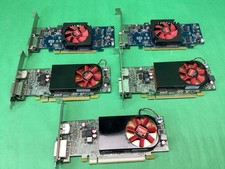 x5 AMD DisplayPort DVI Graphics Video Card x2 C264  x3 C552 - UNTESTED LOT OF 5