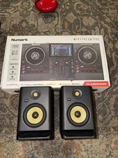 Numark Mixstream Pro Go Portable DJ Controller with KRK SPEAKERS