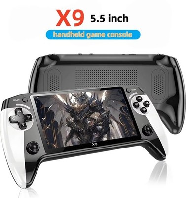 X9 Retro Handheld Game Console 5.5'' IPS Screen Portable Gaming Player
