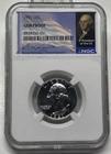 1961 Washington Quarter NGC GEM PROOF Washington Signature Label US Coin