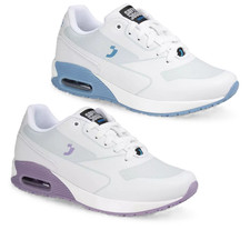 Damen Pflege Schuhe Sneaker Praxis  Berufsschuhe Weiß Rutschfest Leicht & Weich