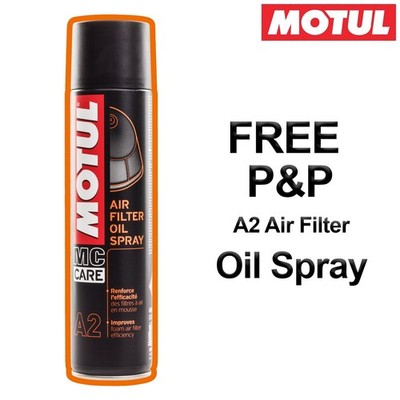 Motul MC Care A2 Luftfilteröl Schmiermittel für Motorräder - 400ml Aerosol Spray