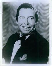 Milton Berle Smiling Tuxedo Portrait Flower Photo 8X10