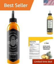 Handcrafted Pineapple Habanero Hot Sauce   6 oz for Bold Saucing Adventures