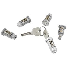 Jaguar Xk140 Xk150 Lock Barrel Set Keys 5 Piece Wb9-01304